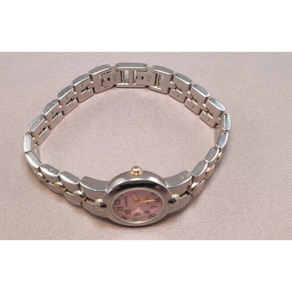 Ladies Watch-It Silver Tone Link Bracelet Analog Watch MLN3038 7" New Battery - Picture 9 of 14